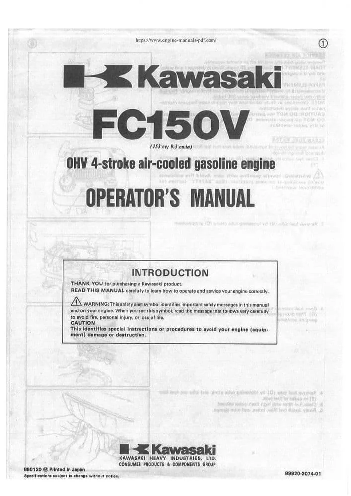 How the Kawasaki FC150V Works – Simple Breakdown