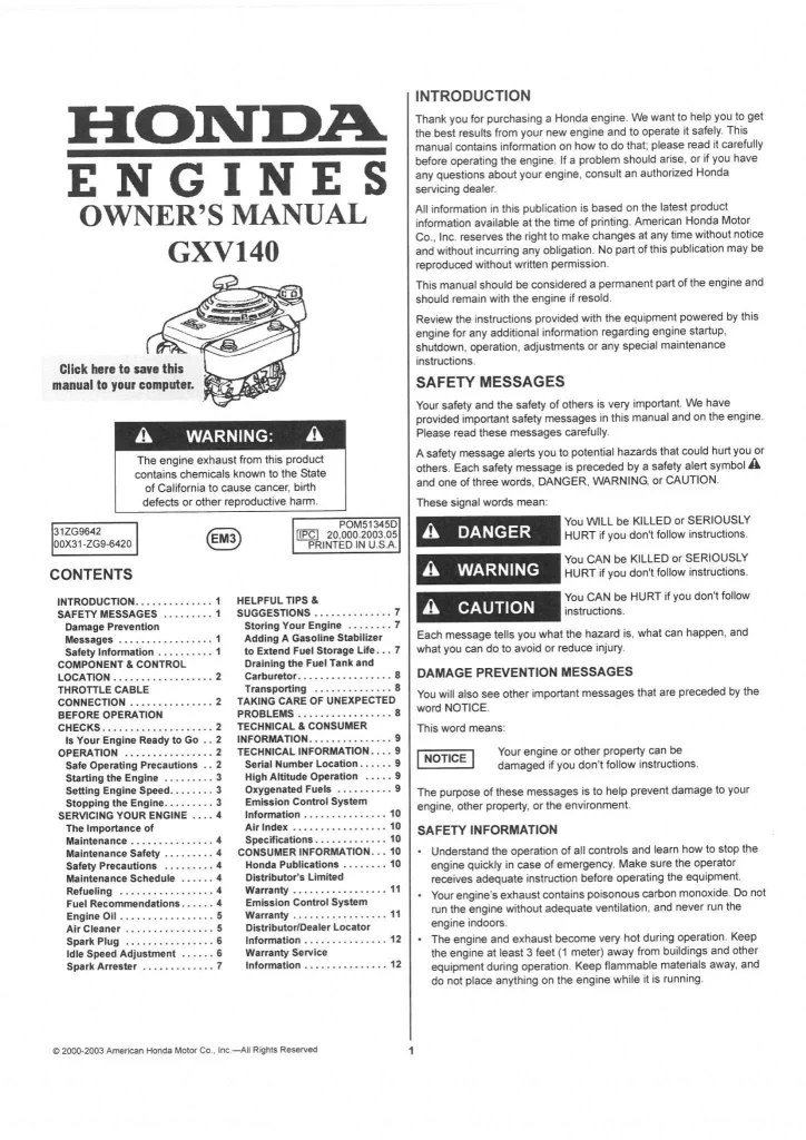 What Is Honda GXV140? (Beginner‑Friendly Explanation)